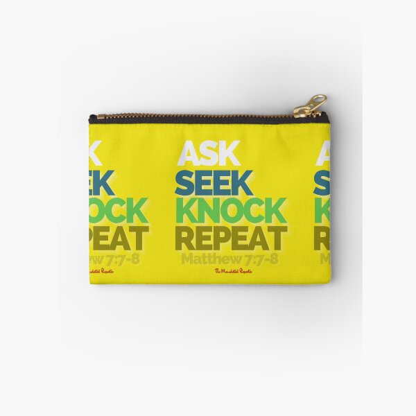 Item preview, Ask Seek, Knock Repeat - Banana Yellow designed and sold by TheReporter1.