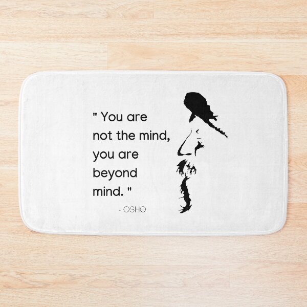 Item preview, You are not the mind, you are beyond mind ... Osho Quote – To Turn You Outside In! - text design designed and sold by RetComly.