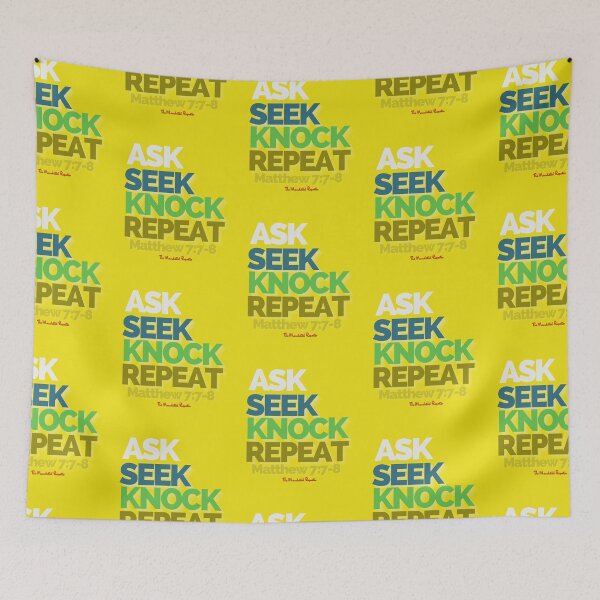 Item preview, Ask Seek, Knock Repeat - Banana Yellow designed and sold by TheReporter1.