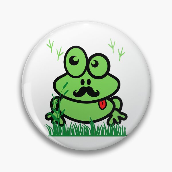 Item preview, Frog garf with mustache designed and sold by Trucker10.