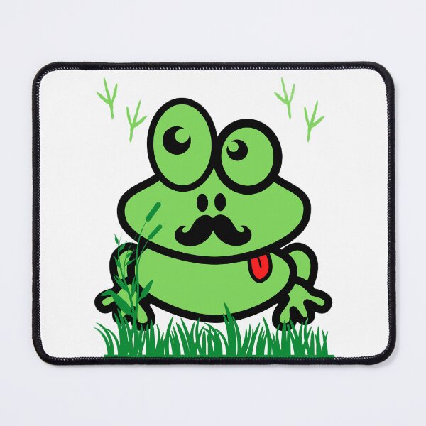 Item preview, Frog garf with mustache designed and sold by Trucker10.