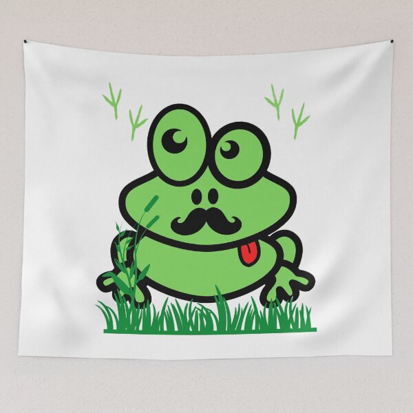 Item preview, Frog garf with mustache designed and sold by Trucker10.
