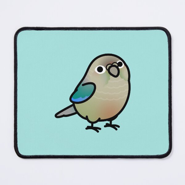 Item preview, Chubby Turquoise-cinnamon Green Cheek conure designed and sold by birdhism.