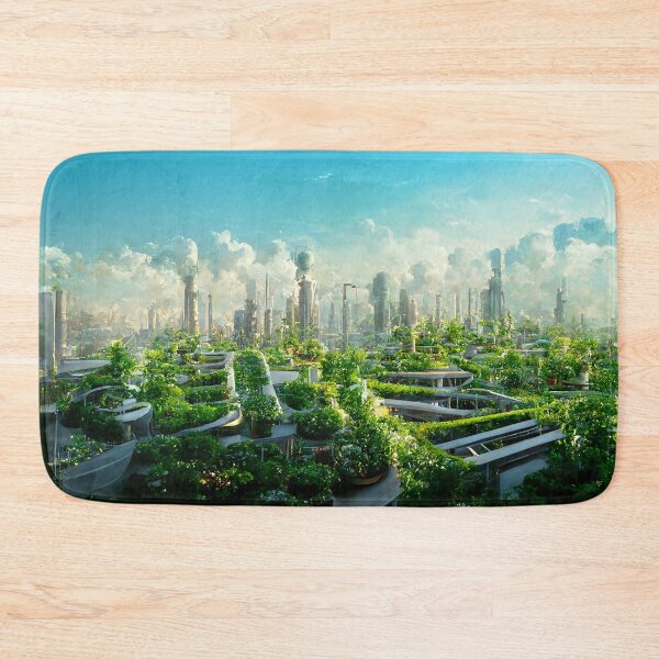 Item preview, Institute City of the Future - Futuristic Utopia Paradise Hydroponic Gardens Eco-City - Fallout 4 Concept Art designed and sold by Nicky-Valentine.