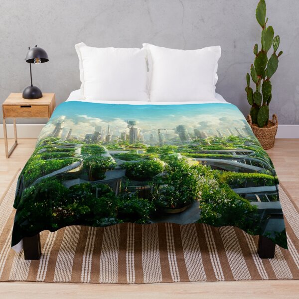 Item preview, Institute City of the Future - Futuristic Utopia Paradise Hydroponic Gardens Eco-City - Fallout 4 Concept Art designed and sold by Nicky-Valentine.