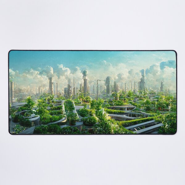 Item preview, Institute City of the Future - Futuristic Utopia Paradise Hydroponic Gardens Eco-City - Fallout 4 Concept Art designed and sold by Nicky-Valentine.