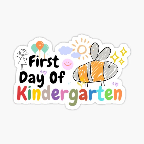 first-day-of-kindergarten-2022-2023-kids-back-to-school-tshirt-bee