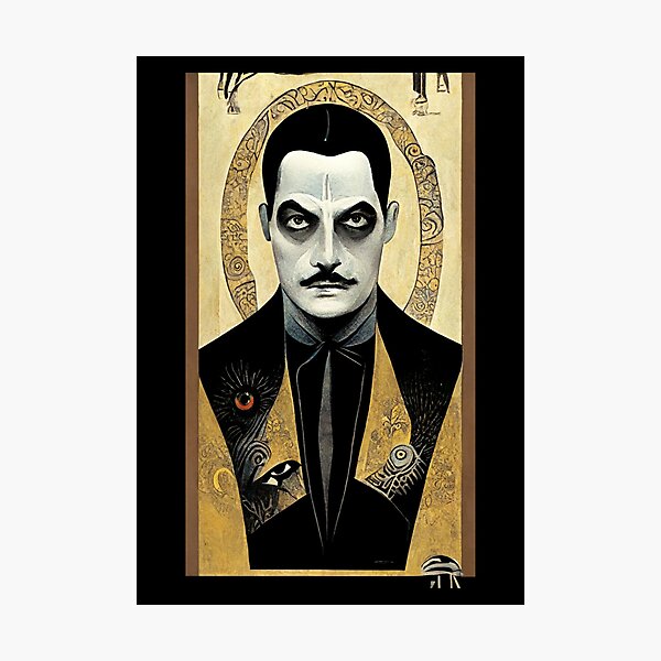Item preview, Art Deco Gomez (print size) designed and sold by TheHippieViking.