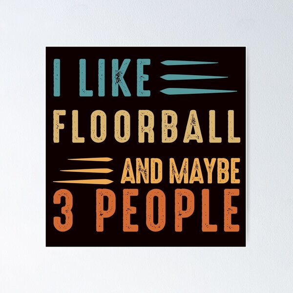  Floorball Knowledge Metal Tin Signs Floorball Equipment  Infographic Posters Floorball Players Club Home Room Science Wall Decor  8x12 Inches : Office Products