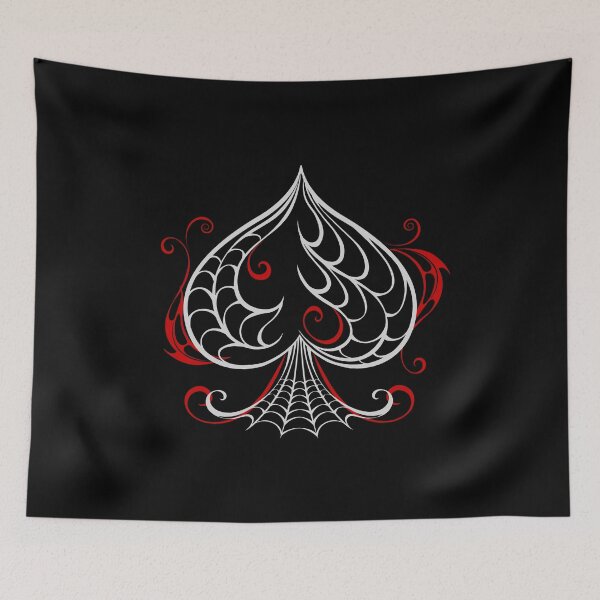 Item preview, Poker Suits - Spades - Tattoo Version designed and sold by RoninUnknown.