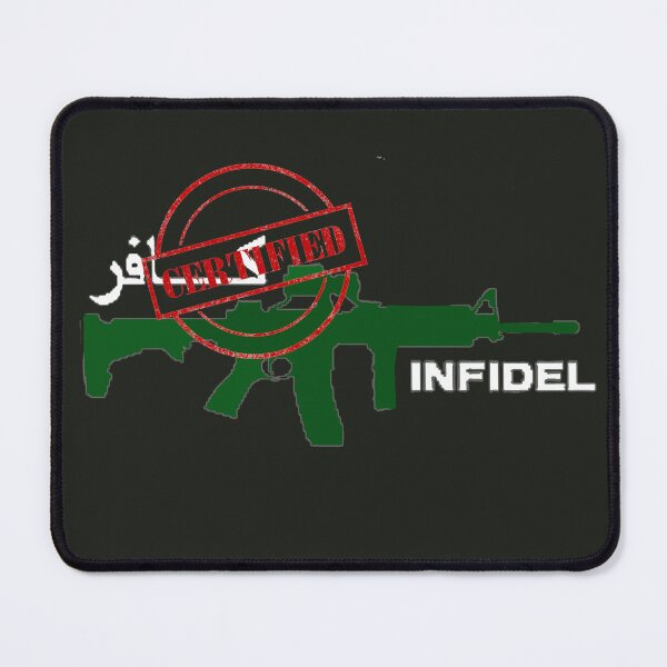 Item preview, CERTIFIED INFIDEL designed and sold by THE AMERICAN TEEVANGELIST.