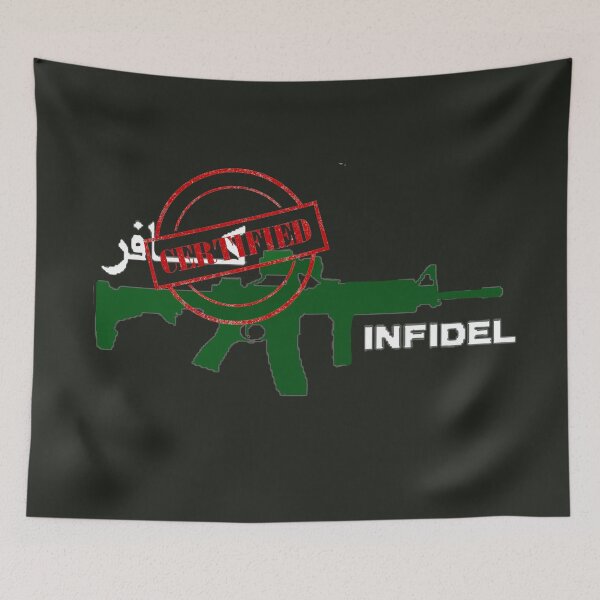 Item preview, CERTIFIED INFIDEL designed and sold by THE AMERICAN TEEVANGELIST.