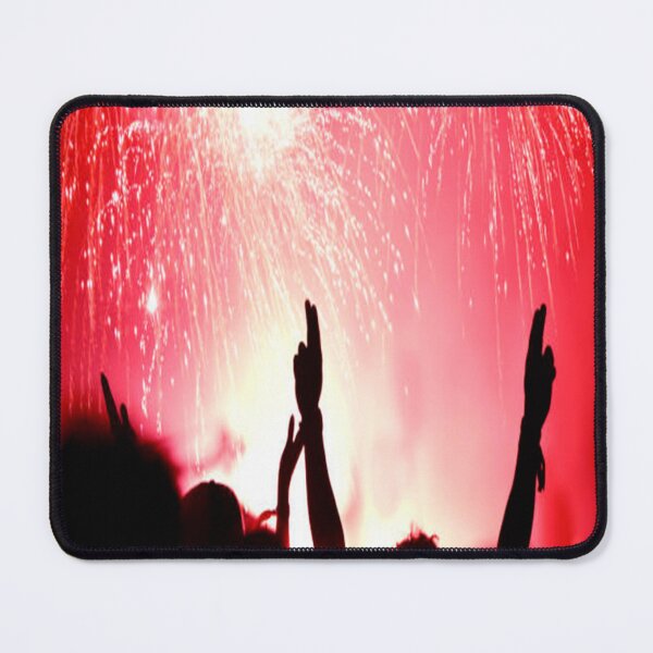 Item preview, Fire works Colorful Vector Design Graphic on black background46 designed and sold by AnadAA.