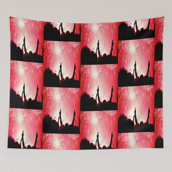 Item preview, Fire works Colorful Vector Design Graphic on black background46 designed and sold by AnadAA.