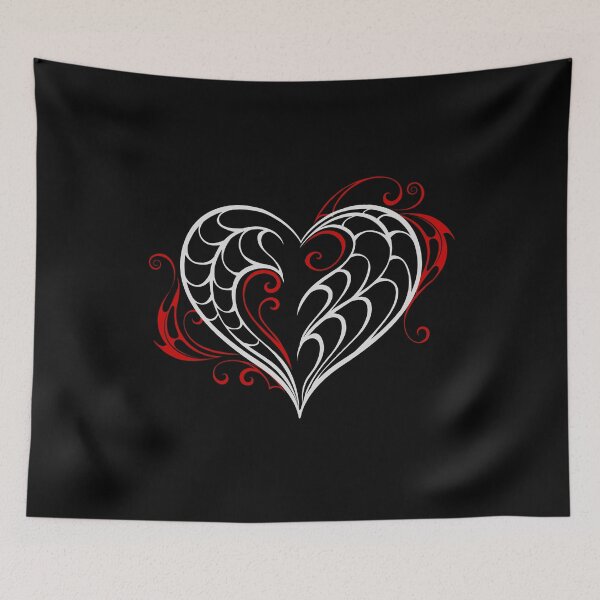 Item preview, Poker Suits - Hearts - Tattoo Version designed and sold by RoninUnknown.