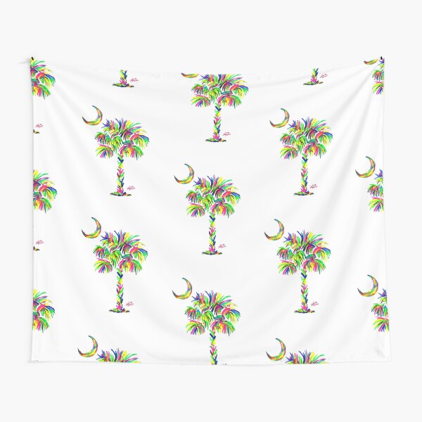 South Carolina is Simply Amazing Palm Tree Tapestry