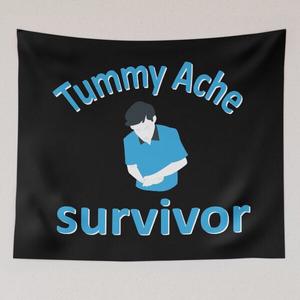 Item preview, tummy ache survivor designed and sold by CHOOSEYOURS SHOP.