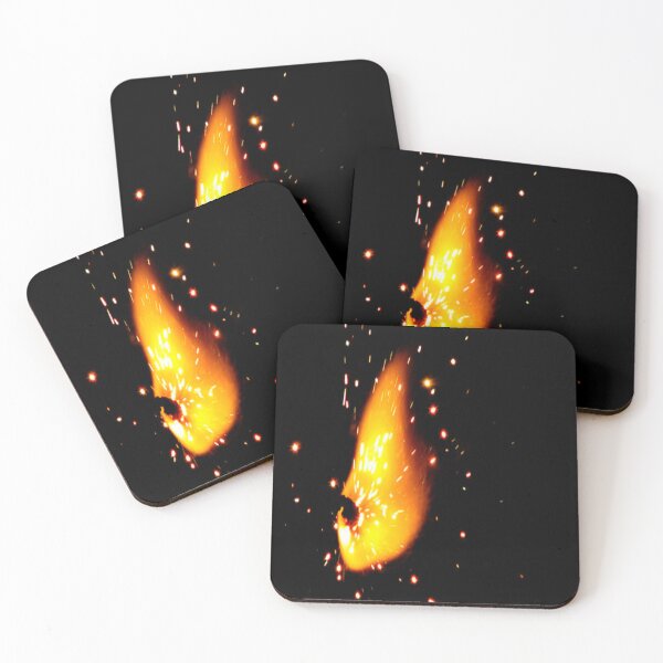 Item preview, Fire works Colorful Vector Design Graphic on black background47 designed and sold by AnadAA.
