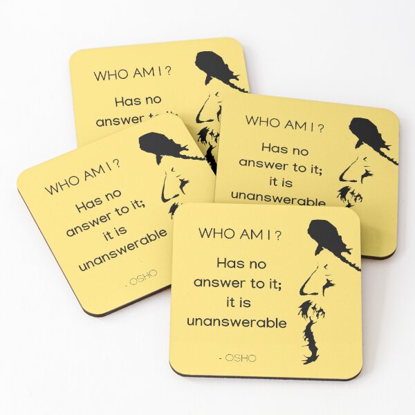 Item preview, Who am I ?... Osho Quote – To Turn You Outside In! - text design designed and sold by RetComly.