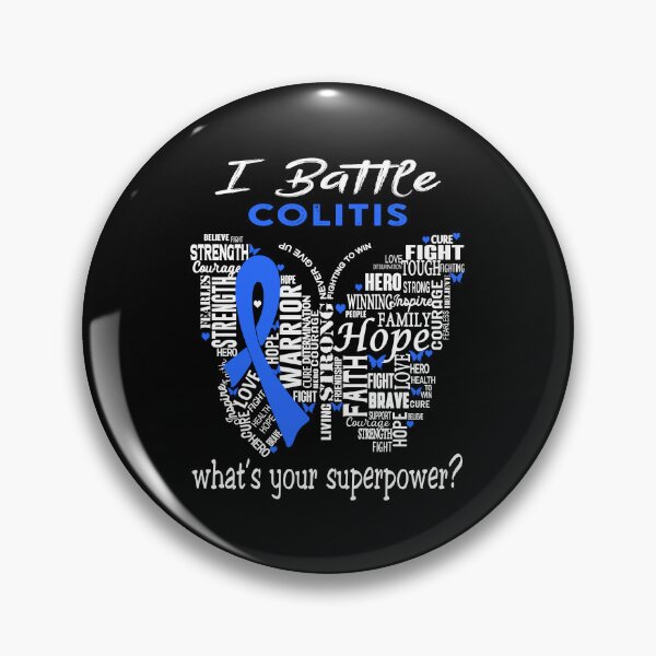 Item preview, Colitis Warrior - I Battle Colitis What is your Superpower? designed and sold by KirstybShop.