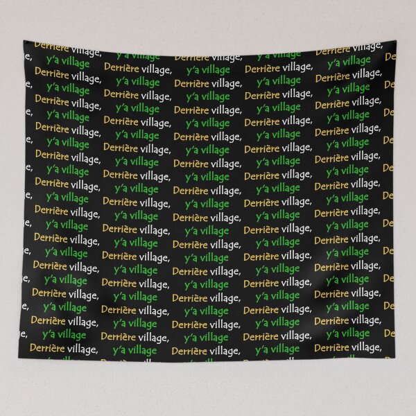 Item preview, Derrière Village y'a Village African Street Slang Quote in Ivory Coast Flag Colours designed and sold by Tony Cisse.