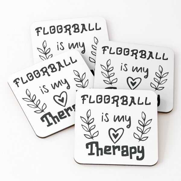 Item preview, Floorball Is My Therapy, florbal, Funny Floorball, Hockey designed and sold by Aerial Addicts.