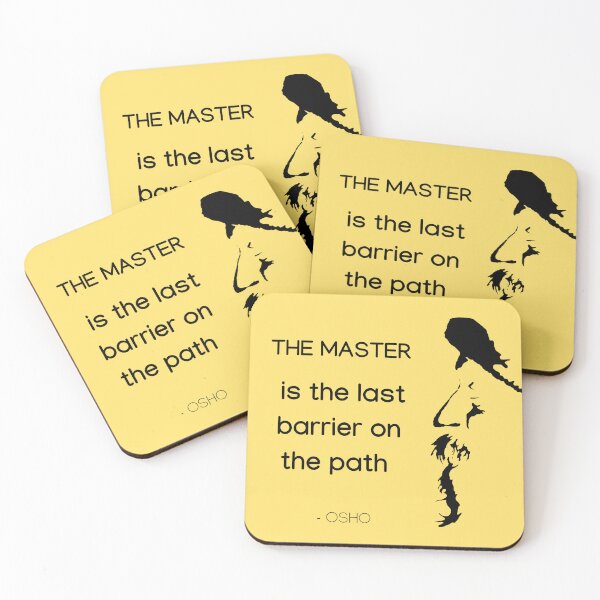 Item preview, The master is the last barrier on the path... Osho Quote – To Turn You Outside In! - text design designed and sold by RetComly.