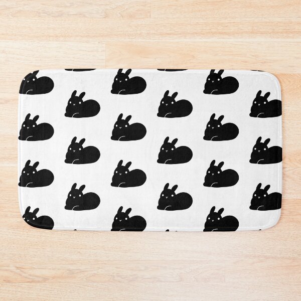 Item preview, Cute Black Bunny Loaf designed and sold by misomomo.