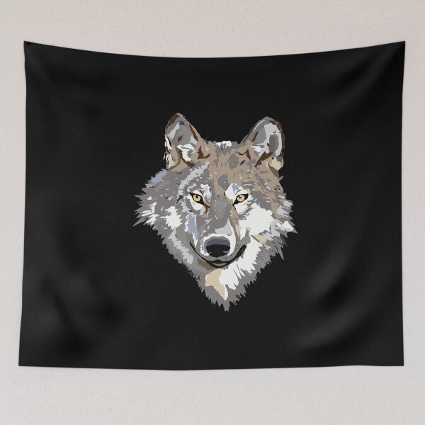 Item preview, Zidika wolf face designed and sold by Rolmani-shop.