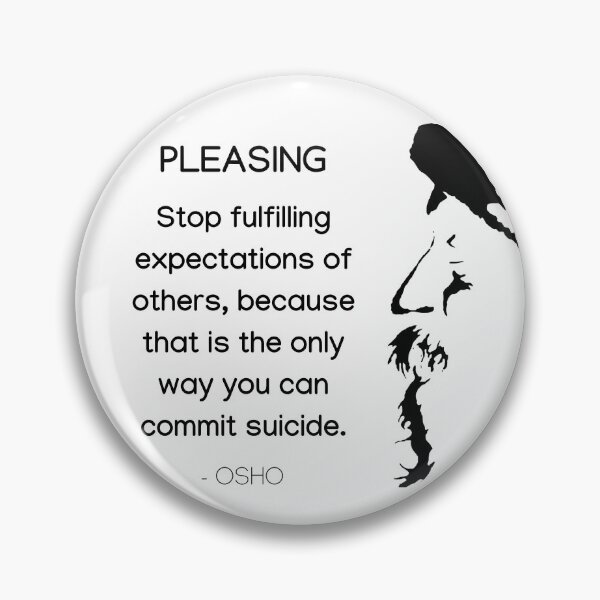 Item preview, Pleasing... Osho Quote – To Turn You Outside In! - text design designed and sold by RetComly.