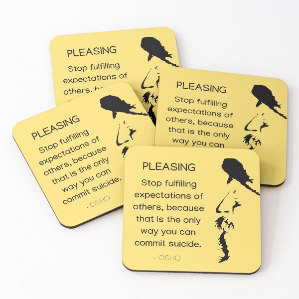 Item preview, Pleasing... Osho Quote – To Turn You Outside In! - text design designed and sold by RetComly.