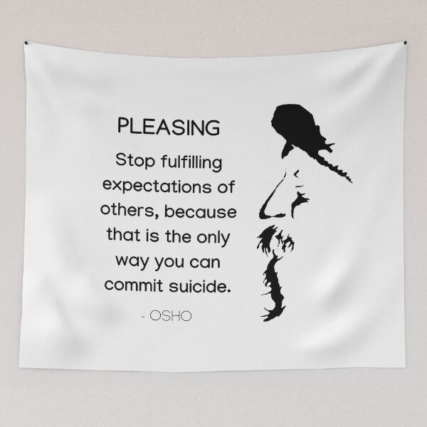 Item preview, Pleasing... Osho Quote – To Turn You Outside In! - text design designed and sold by RetComly.