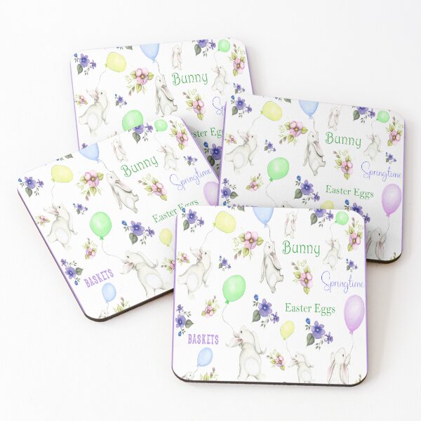 Item preview, Bunnies and Balloons designed and sold by mlcreates64.