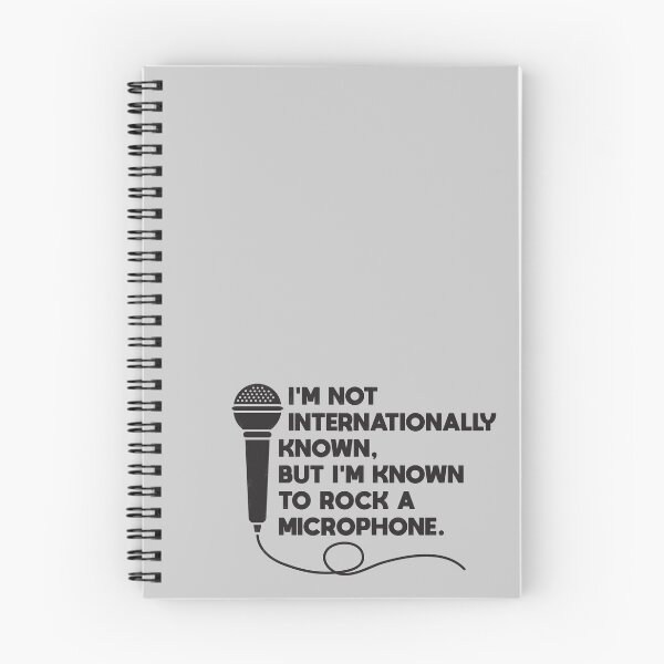 Item preview, Rap Lyrics - I'm not internationally known, but I'm known to rock a microphone. designed and sold by mymymagic.