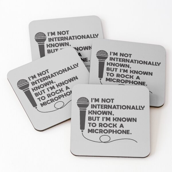 Item preview, Rap Lyrics - I'm not internationally known, but I'm known to rock a microphone. designed and sold by mymymagic.