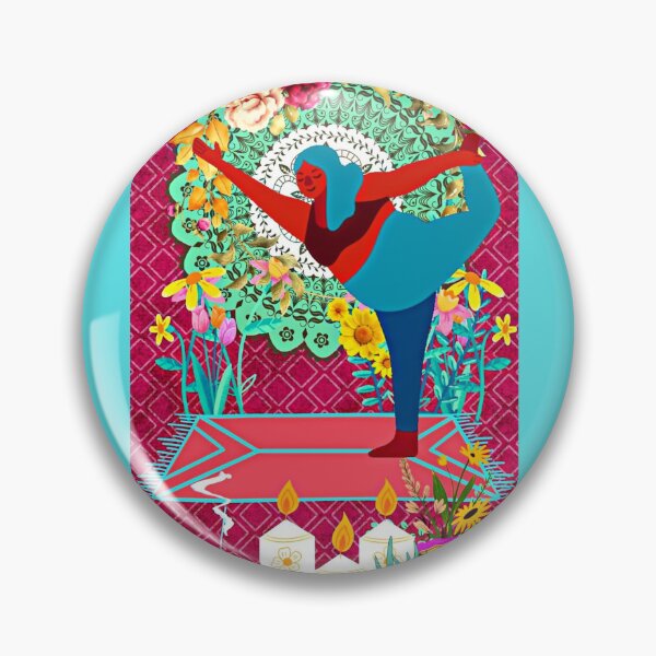Item preview, Floral Yoga Girl designed and sold by artbyomega.