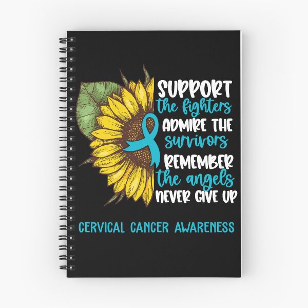 Item preview, Cervical Cancer Awareness - Support the Fighters Admire the Survivors Remember the Angels Never Give Up designed and sold by whlrcheryl.