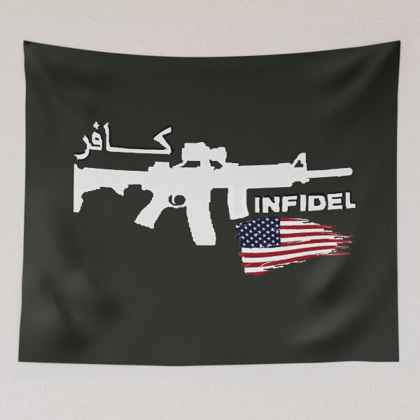 Item preview, AMERICAN INFIDEL designed and sold by THE AMERICAN TEEVANGELIST.