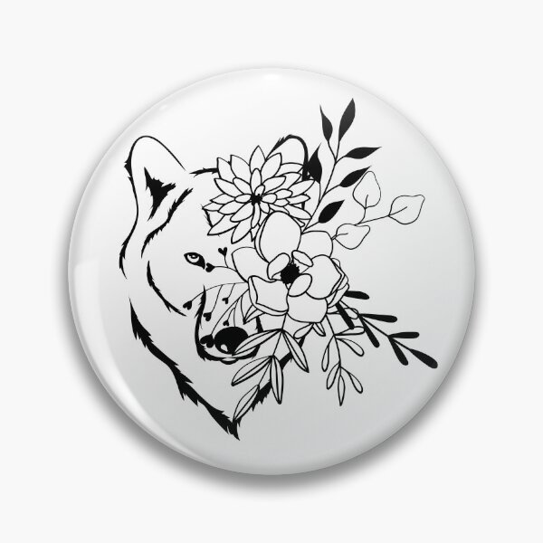 Item preview, Zidika wolf face designed and sold by Rolmani-shop.