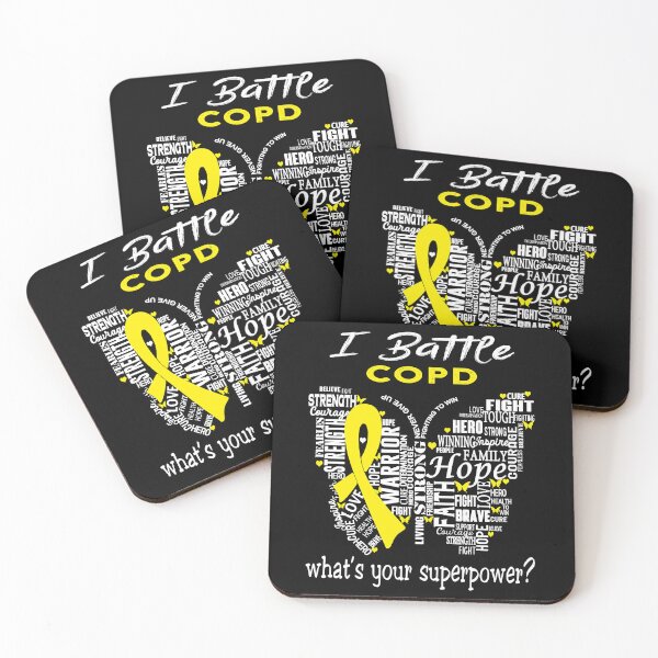 Item preview, COPD Warrior - I Battle COPD What is your Superpower? designed and sold by KirstybShop.