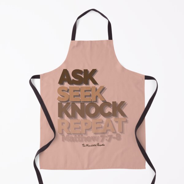 Item preview, Ask Seek, Knock Repeat - Salmon designed and sold by TheReporter1.