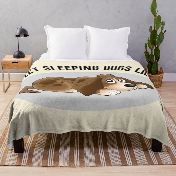Item preview, Let sleeping dogs lie | Dog Lover designed and sold by FunnyFactDesign.