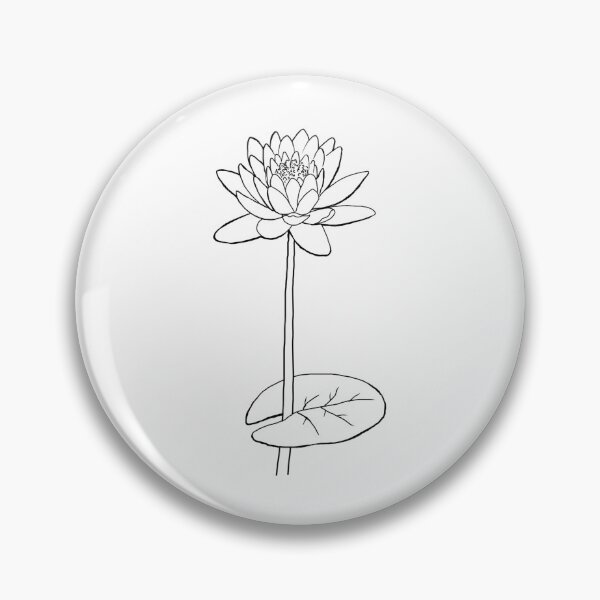 Item preview, Water Lily Flower - July Birth Month Flower designed and sold by Digi Artworks Store.