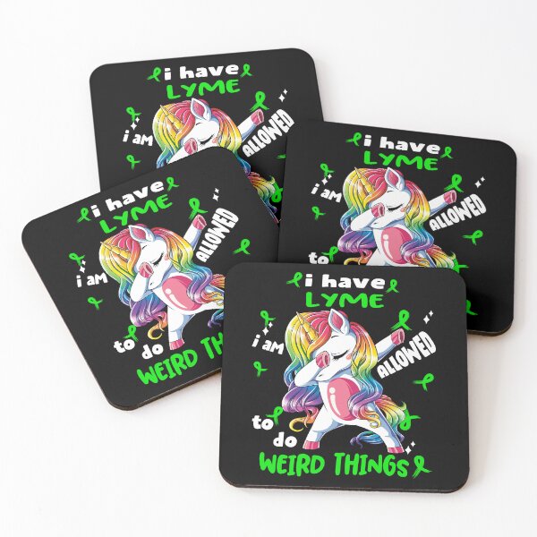Item preview, Lyme Awareness Funny I have Lyme i'm allowed to do Weird Things! designed and sold by JanetShop809.