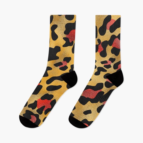 Item preview, Animal print in red gold and black designed and sold by FGCART.