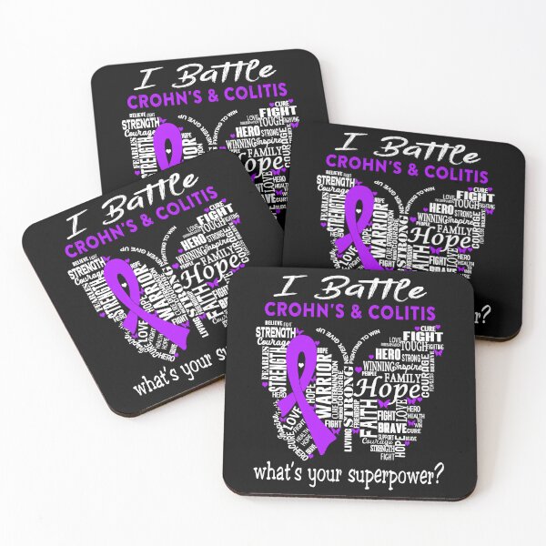 Item preview, Crohn's & Colitis Warrior - I Battle Crohn's & Colitis What is your Superpower? designed and sold by KirstybShop.