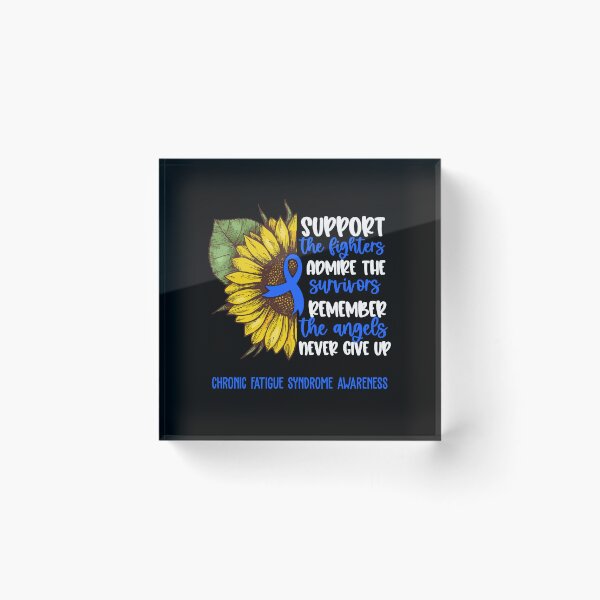 Item preview, Chronic Fatigue Syndrome Awareness - Support the Fighters Admire the Survivors Remember the Angels Never Give Up designed and sold by whlrcheryl.