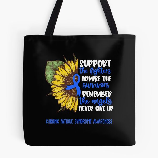 Item preview, Chronic Fatigue Syndrome Awareness - Support the Fighters Admire the Survivors Remember the Angels Never Give Up designed and sold by whlrcheryl.