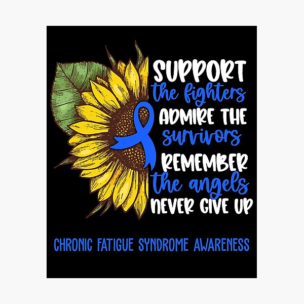 Item preview, Chronic Fatigue Syndrome Awareness - Support the Fighters Admire the Survivors Remember the Angels Never Give Up designed and sold by whlrcheryl.