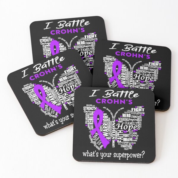 Aperçu de l'œuvre Crohn's Warrior - I Battle Crohn's Quelle est votre superpuissance? créée et vendue par KirstybShop.